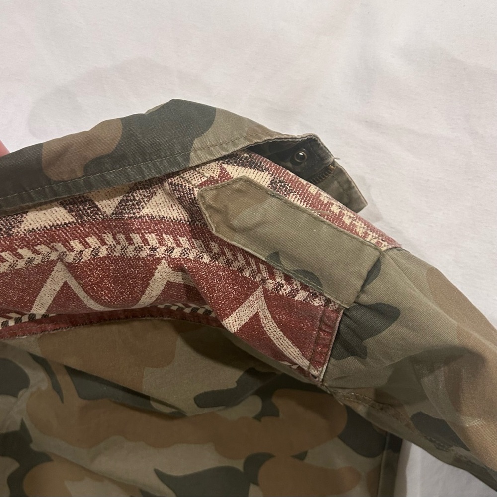 Lucky Brand Kids Camouflage Aztec Full Zip Button Jacket Size 7 - Picture 7 of 13